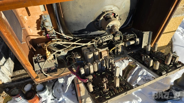 Стари Ретро телевизори София Електрон Телевизор, снимка 9 - Антикварни и старинни предмети - 53068031