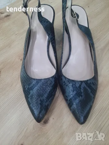 Стилни дамски сандали с отворена пета, снимка 7 - Дамски елегантни обувки - 50164124