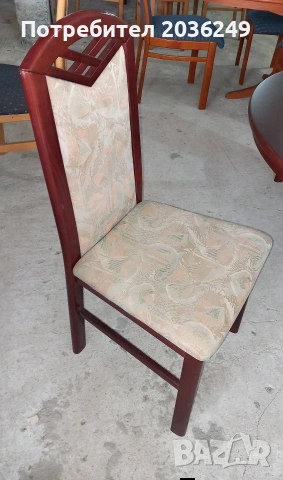 Комплект масивна разтегателна маса с 6 стола, снимка 3 - Маси - 54164973