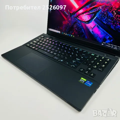 ASUS ROG Zephyros S17/17,3” 4K 165Hz/RTX 3080 16GB DDR6/i7-11800H/2TB, снимка 5 - Лаптопи за игри - 47073032