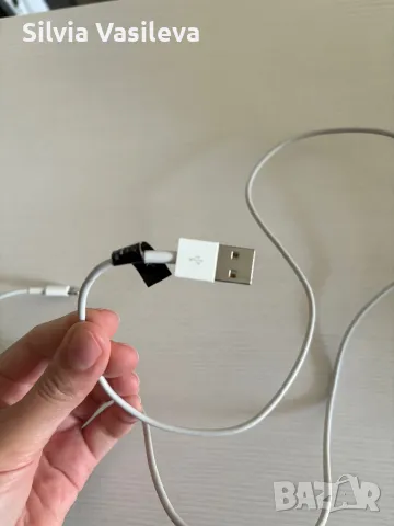 Кабел USB-A към Lightning за iPhone, снимка 3 - Зарядни за кола - 49100823