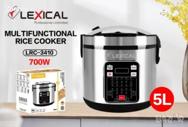 Мултикукър Lexical Multicooker LRC-3410, снимка 2 - Мултикукъри - 47257745