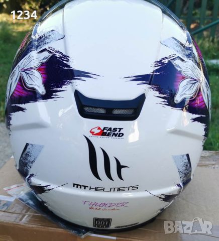 НОВА КАСКА шлем MT THUNDER размер XS за мотоциклет (мотор), скутер, АТВ , снимка 8 - Спортна екипировка - 46423915