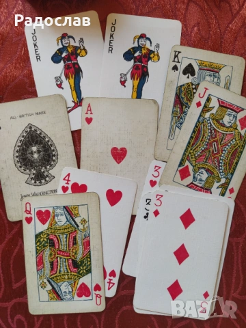 Waddingtons стари английски карти за игра , снимка 3 - Карти за игра - 54174725