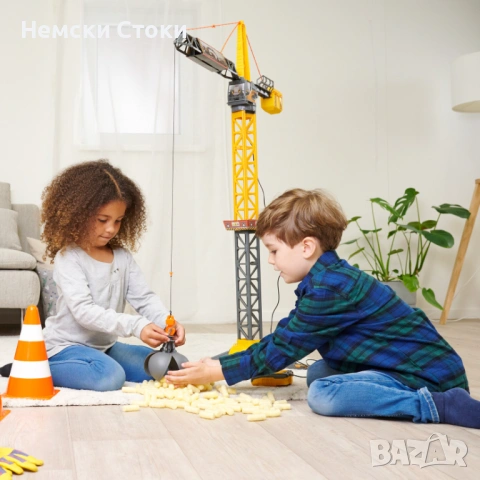 Кран Dickie Toys - Mighty Crane, с дистанционно управление, снимка 7 - Други - 54294266