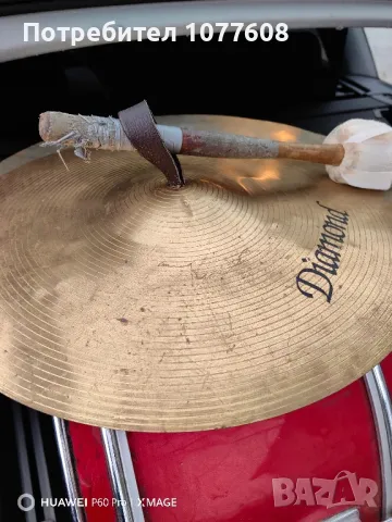 БАС КАСА/МАРШОВ БАРАБАН/ТЪПАН 22 ИНЧА С ЧИНЕЛИ И КИЯК, снимка 14 - Ударни инструменти - 49816340