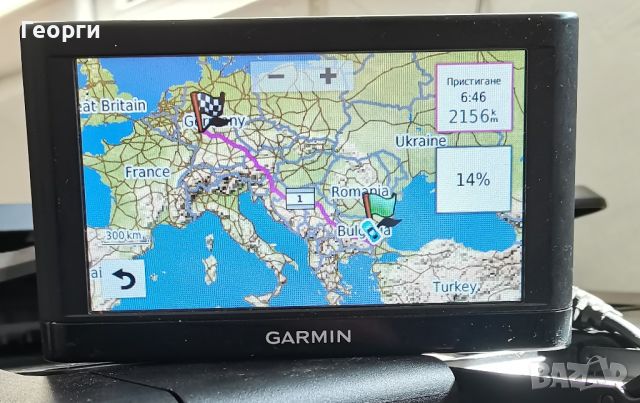 Навигация 5 инча Garmin nüvi 55 за лек автомобил с най-новите карти на Европа и Турция