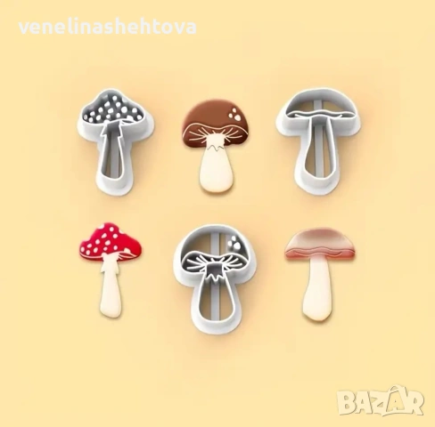 3 броя резци резец гъба гъби за смола тесто за бисквитки фондан декорация торта мъфини , снимка 2 - Форми - 53779889