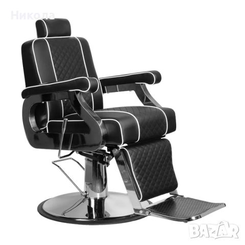 Бръснарски стол Paulo 1350 лв -ТОП ЦЕНА -  бръснарски столове на склад, снимка 1 - Бръснарски столове - 46071319