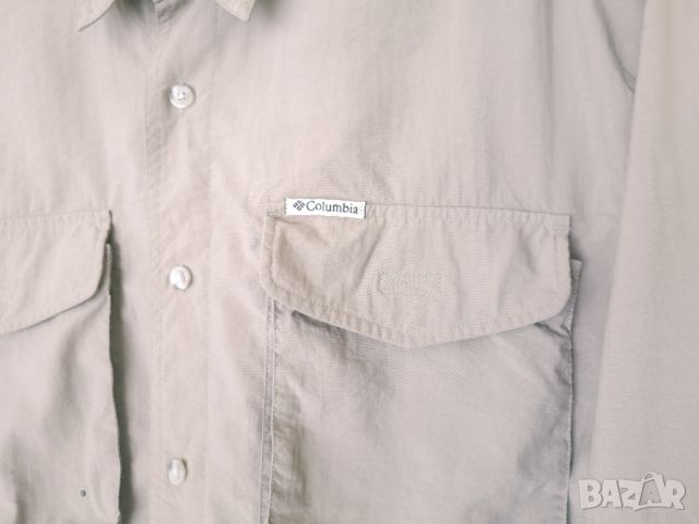 Columbia GRT Outdoor Hiking Trek Shirt / L-XL* / мъжка риза лятна с дълъг ръкав / състояние: отлично, снимка 9 - Ризи - 45278447