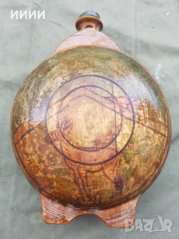 Автентична рисувана бъклица , снимка 3 - Антикварни и старинни предмети - 52315735