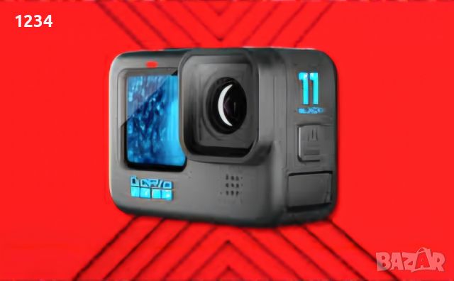 Продавам екшън камера Go Pro 11 black  + нагръдник 