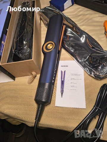 Преса за коса Air Lonen, 2-в-1 преса за коса, Поддържа сушене със сешоар и изправяне , снимка 4 - Преси за коса - 53385050