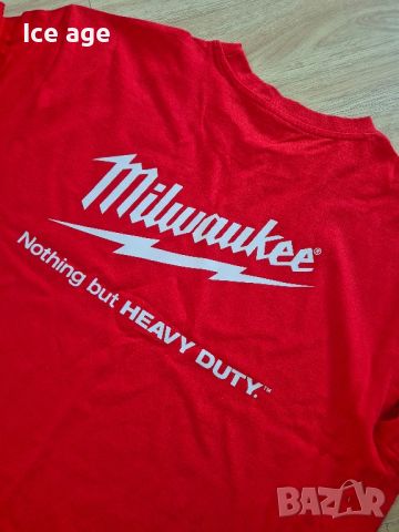 Milwaukee мъжки тениски с къс ръкав размер хл, снимка 1 - Тениски - 46255260