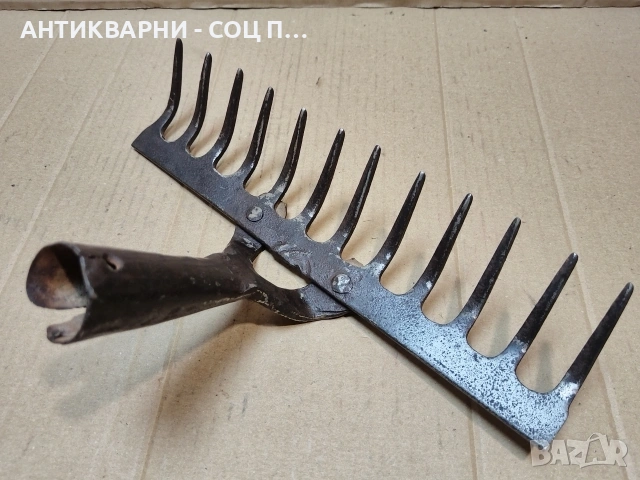 Стар Кован Търмък, Гребло. / НОМЕР 1568., снимка 5 - Антикварни и старинни предмети - 53661471