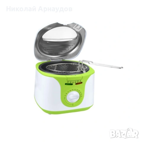 Фритюрник Voltz V51980A, 1300W, 2 литра, Незалепващо покритие,