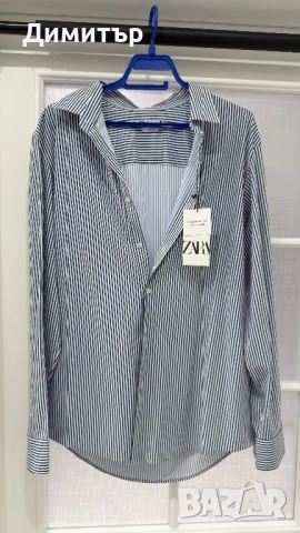 Мъжка риза Zara Нова 