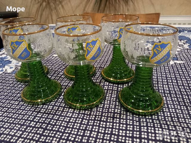 немски кристални чаши , снимка 4 - Чаши - 46434339