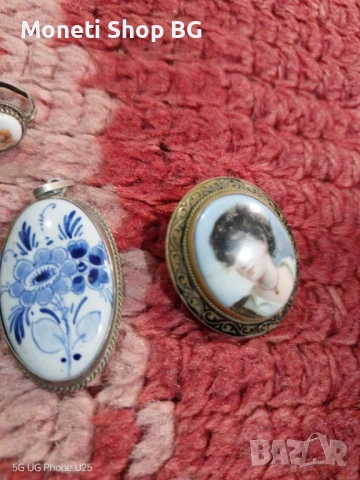 Колекция от накити с порцелан, снимка 5 - Колекции - 42819716