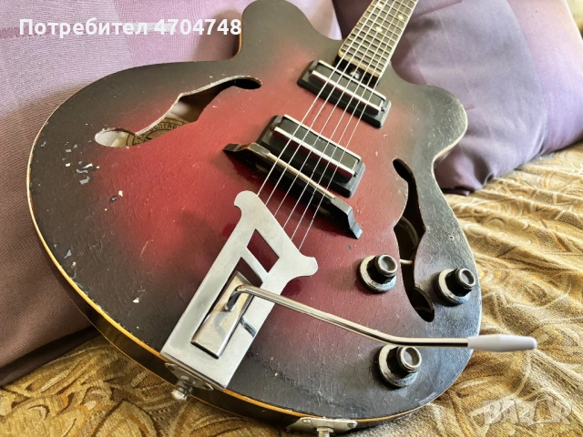 Ретро електрическа китара Кремона, снимка 7 - Китари - 53757441