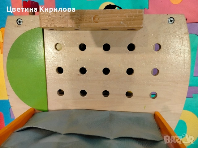 Дървена детска масичка с инструменти , снимка 5 - Образователни игри - 53940360