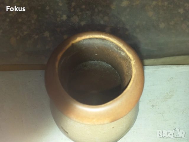 Ваза немска керамика Лава Scheurich, снимка 3 - Антикварни и старинни предмети - 53451880