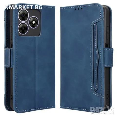 Blackview Wave 8 / Wave 8C / Oscal Flat 2 Magnetic Wallet2 Кожен Калъф и Протектор, снимка 1 - Калъфи, кейсове - 48628500