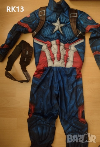 Карнавален костюм на капитан Америка , снимка 3 - Други - 52838445
