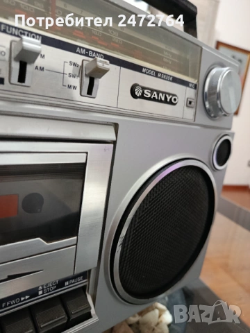 Касетофон Sanyo , снимка 6 - Радиокасетофони, транзистори - 54208596