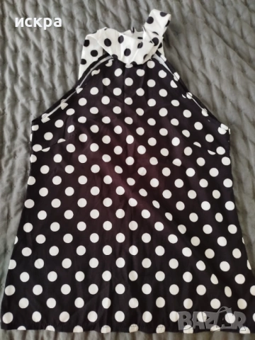 Дамска блуза с вратовръзка, снимка 3 - Тениски - 54219218