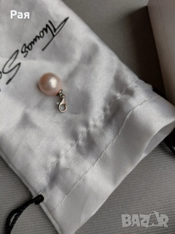Гривна от розов кварц Thomas Sabo и розова перла Thomas Sabo, снимка 8 - Гривни - 50738295