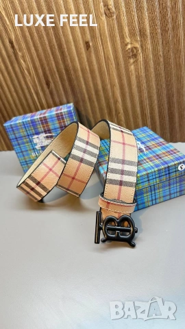 Burberry ⚜️ Естествена Кожа , снимка 6 - Колани - 54046439