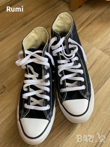 Оригинални високи черни спортни кецове Converse! 40 н, снимка 3 - Кецове - 46231317