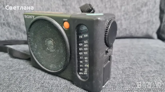 Ретро радио Sony ICF-S75W, снимка 5 - Радиокасетофони, транзистори - 49979869