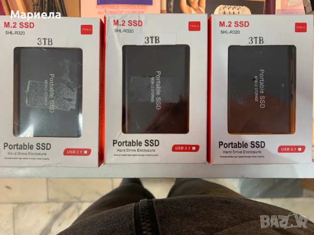 SSD 3TB / Външен Хард Диск / Твърд Диск 3TB Външен, снимка 1 - Външни хард дискове - 49538551