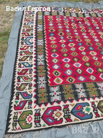 Голям Чипровски килим , снимка 4 - Килими - 53597014