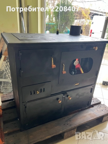 Печка Прити с фурна с водна риза, снимка 7 - Отоплителни печки - 52890206