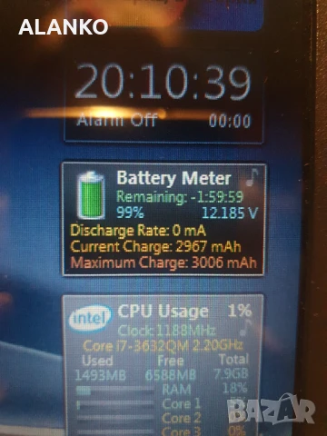 Лаптоп марка Turbo-X W650EH, i7, NVIDIA, снимка 16 - Лаптопи за работа - 48562698