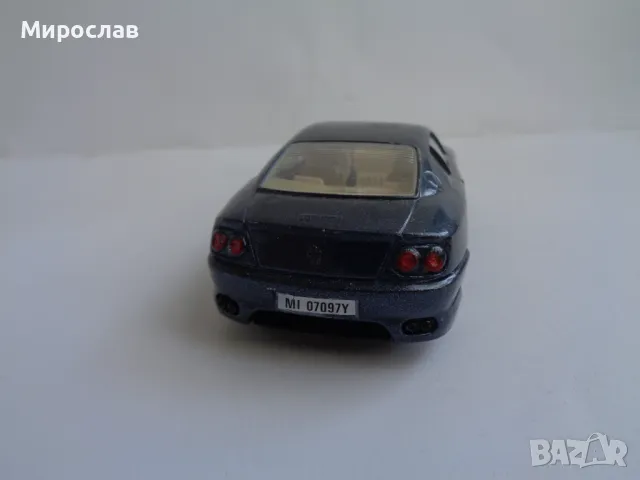 1:43 BBURAGO FERRARI 456 GT КОЛИЧКА ИГРАЧКА МОДЕЛ , снимка 4 - Колекции - 47287988