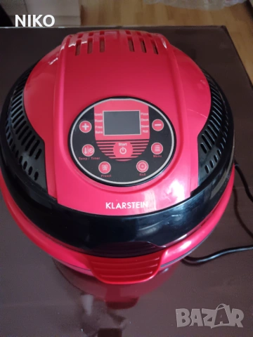 Продавам Ерфаер Фритюрник Кlarstein VitAir 1400W 9L Комби Червен, снимка 11 - Печки, фурни - 53769622