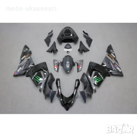 Спойлери комплект KAWASAKI ZX10R 2004-2005, снимка 1 - Части - 46978302