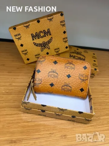 Дамски Кожени Протмонета ✨ MCM, снимка 4 - Портфейли, портмонета - 50223269