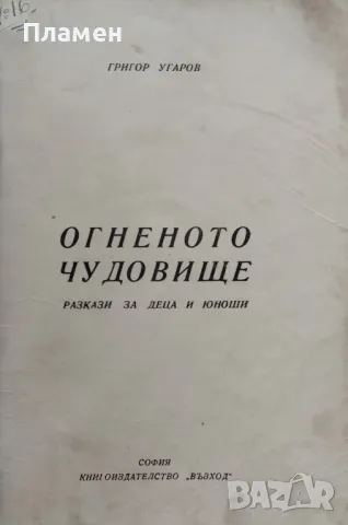 Огненото чудовище Григор Угаров, снимка 2 - Детски книжки - 48571565