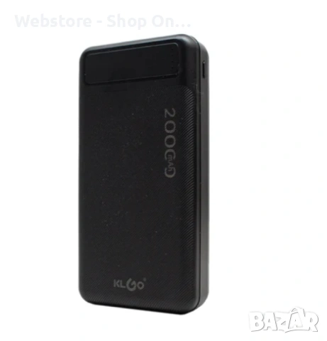 Преносима батерия KLGO 20000mAh Power Bank KP-21, снимка 4 - Външни батерии - 53600440