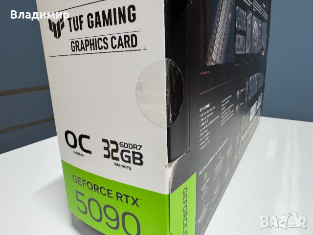 Видеокарта ASUS TUF Gaming RTX 5090 OC 32GB GDDR7, снимка 7 - Видеокарти - 54253782