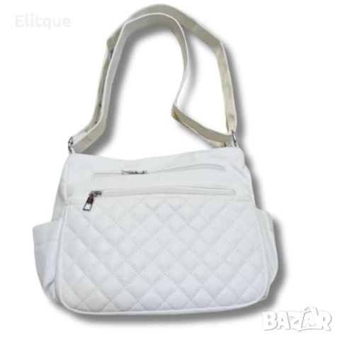 Красива дамска к. капитонирана чанта, снимка 5 - Чанти - 52854002