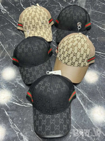 шапки с козирка gucci celine emporio armani , снимка 2 - Шапки - 50574377
