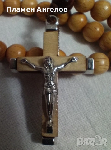 Малка броеница от дървени мъниста , снимка 8 - Антикварни и старинни предмети - 53743544