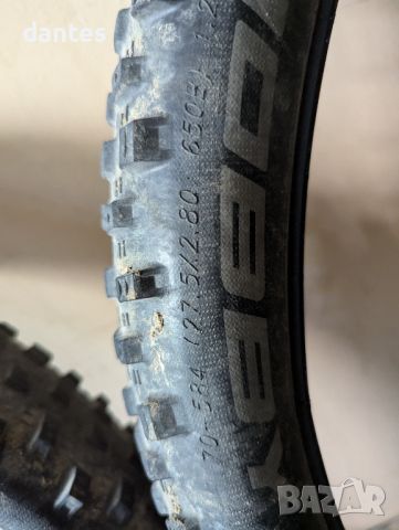 SCHWALBE Tire Nobby Nic 27,5 x 2,80 + вътрешни и ленти

, снимка 2 - Части за велосипеди - 46553618