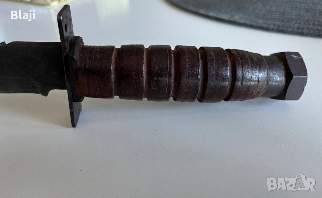 Стар военен нож, снимка 5 - Антикварни и старинни предмети - 54237174